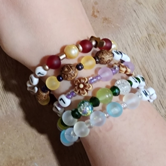 Taylor Swift Midnights Vinyl Inspired  Friendship Bracelets Set Of 5 - Picture 8 of 11